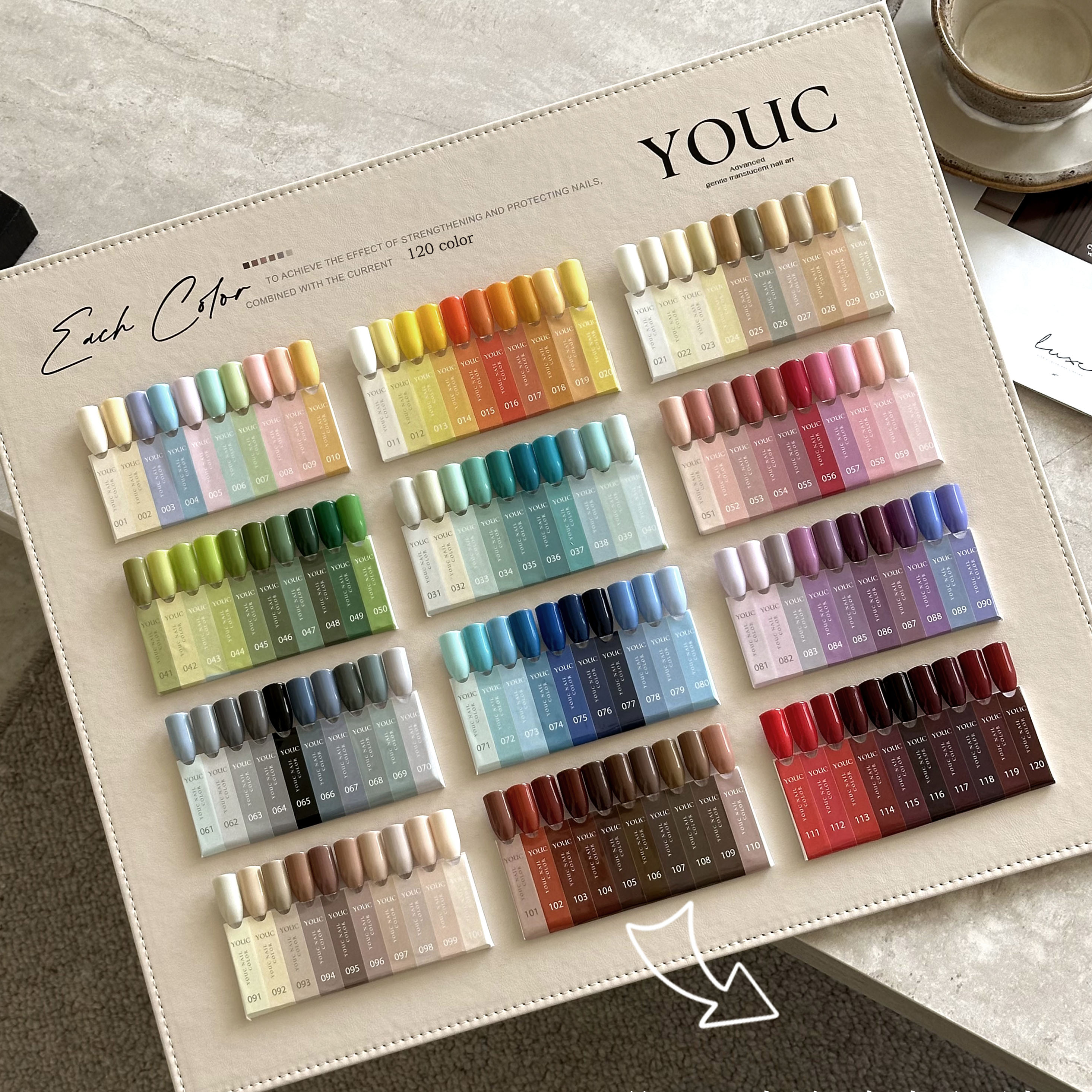 Nail Art Gel - YOUC 2025 신제품 120컬러 멀티컬러 네일