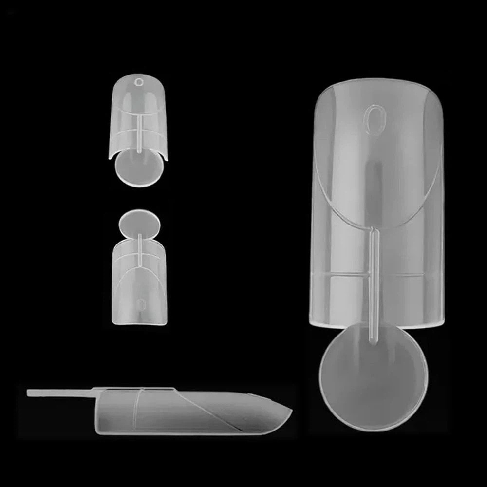 Nail Extension Form - 140개 매트 표면 프렌치 네일 듀얼