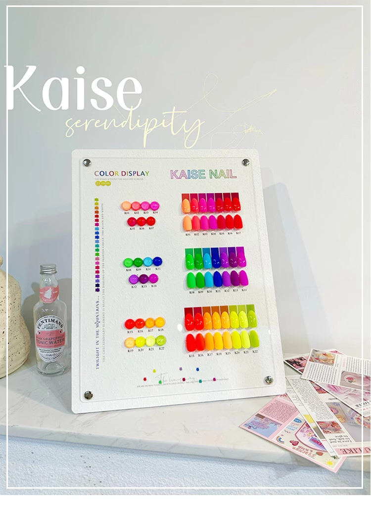 Nail Art Gel - KAISE 22색 멀티컬러 네일 젤 세트