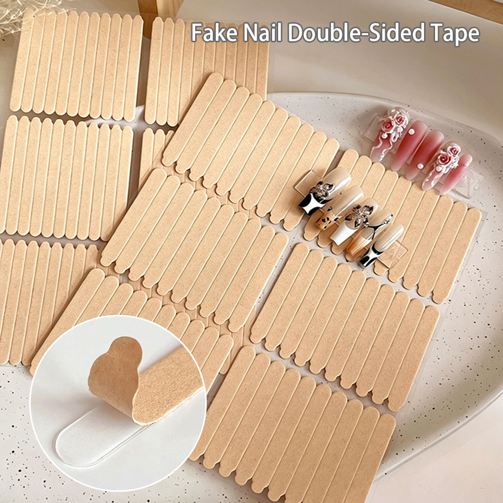 Striping Tape Nail - 60/66개입 가짜 손톱 양면 테이프 스티커