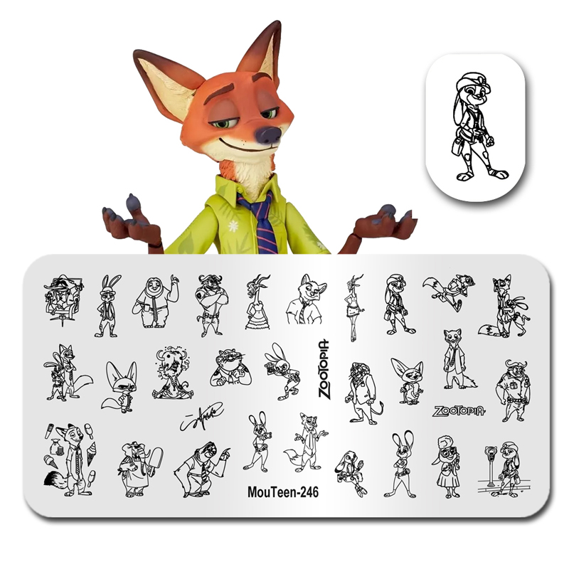 Nail Art Zootopia - MouTeen-246 디즈니 빅 사이즈 ZooTopia Judy