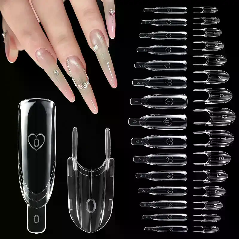 Nail Extension Form - 샌드위치 듀얼 네일 폼 120개 15사이즈