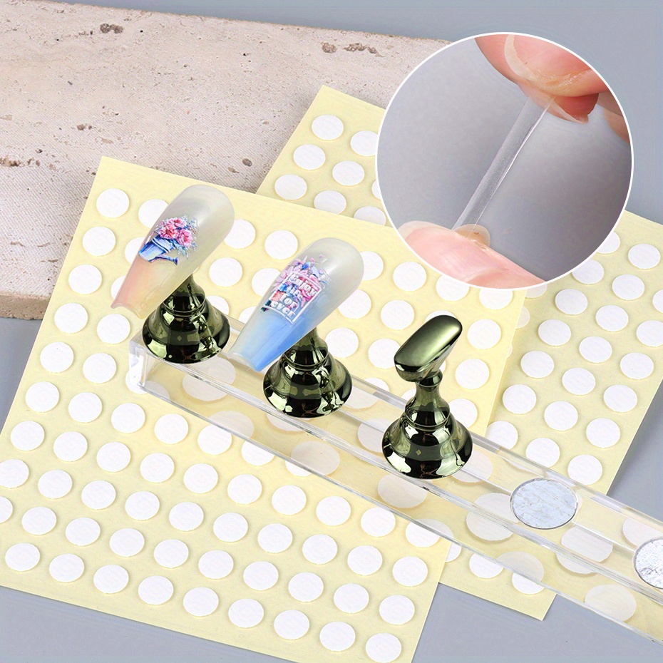 Striping Tape Nail - 400 팁 투명 양면 접착 테이프