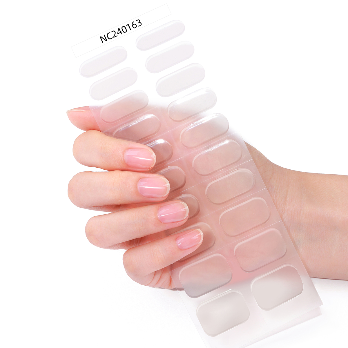 20 팁 투명 반 경화 젤 네일 스트립 클리어 익스텐션 - Striping Tape Nail 리뷰 및 가격