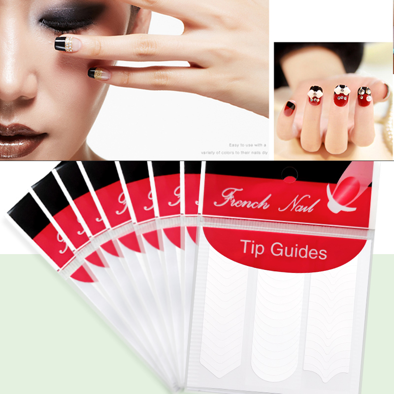 프렌치 팁 매니큐어 스티커 10/50/100PCS 네일 - Striping Tape Nail 리뷰 및 가격
