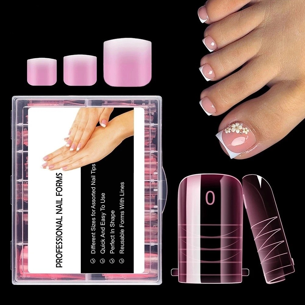 120개 신형 듀얼 폼 발톱 몰드 아크릴 풀커버 폴리  - Nail Extension Form 리뷰 및 가격