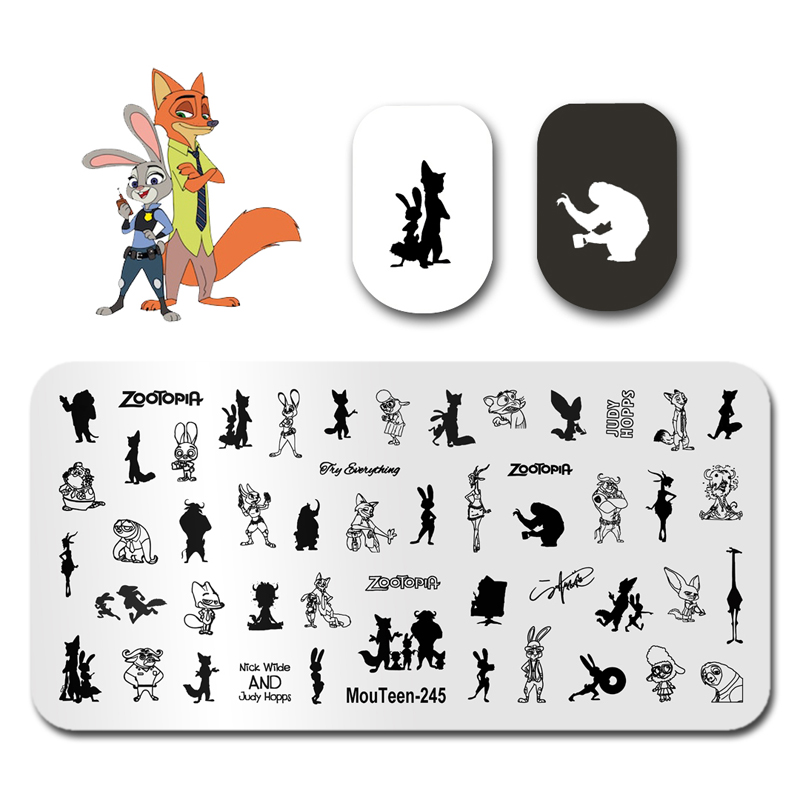 MouTeen-245 디즈니 ZooTopia Nick  - Nail Art Zootopia 리뷰 및 가격