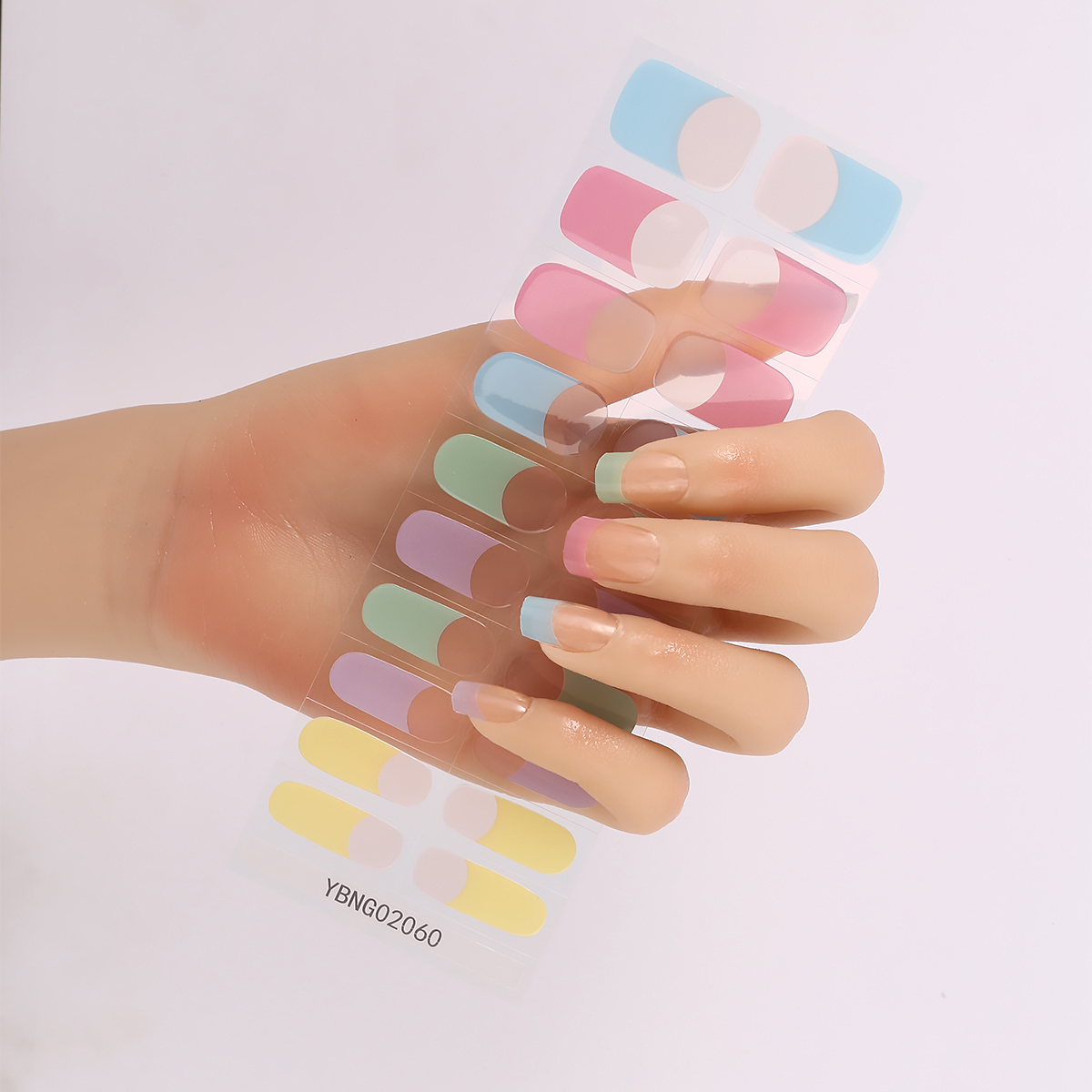 20 팁 반 경화 젤 네일 스트립 나무 스틱 및 네일  - Striping Tape Nail 리뷰 및 가격