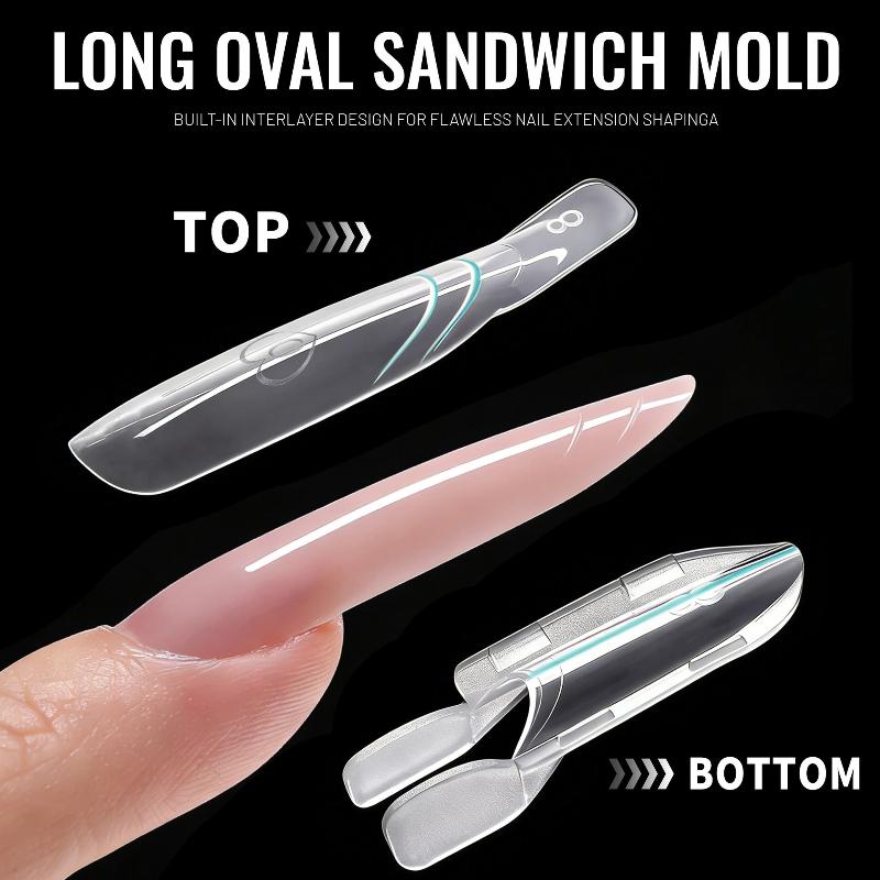 샌드위치 듀얼 네일 폼 120개 15사이즈 로켓 모양  - Nail Extension Form 리뷰 및 가격