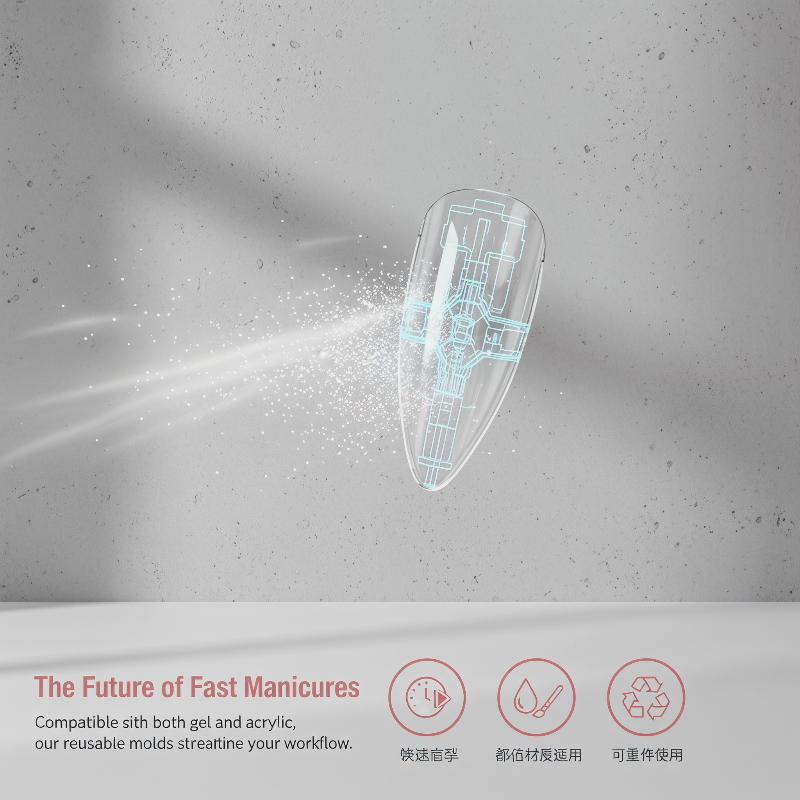 60개/박스 코핀 듀얼 네일 폼 샌드위치 네일 연장 몰 - Nail Extension Form 리뷰 및 가격
