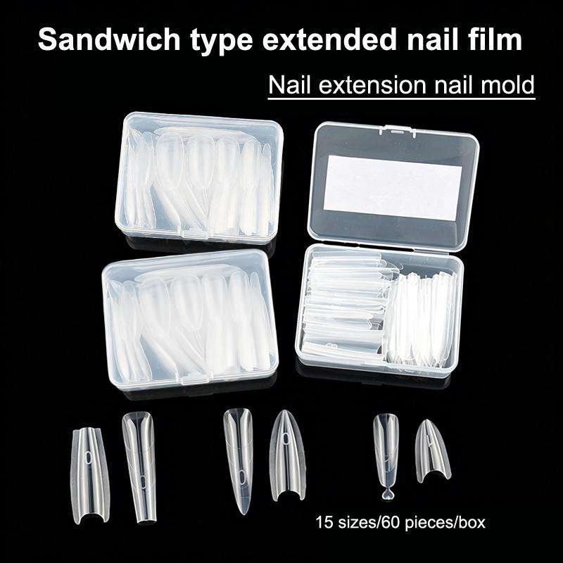 60개/박스 코핀 듀얼 네일 폼 샌드위치 네일 연장 몰 - Nail Extension Form 리뷰 및 가격