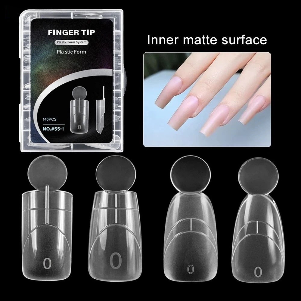 140개 매트 표면 프렌치 네일 듀얼 폼 (이너 프렌치 - Nail Extension Form 리뷰 및 가격
