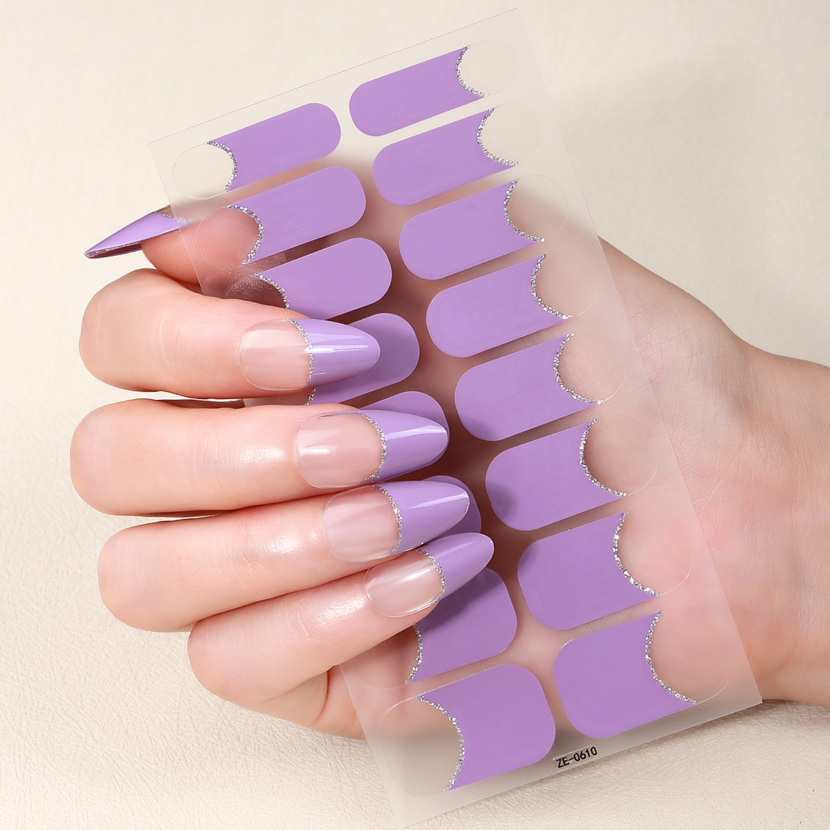 16 팁 전체 커버 네일 스티커 프렌치 화이트 핑크 자 - Striping Tape Nail 리뷰 및 가격