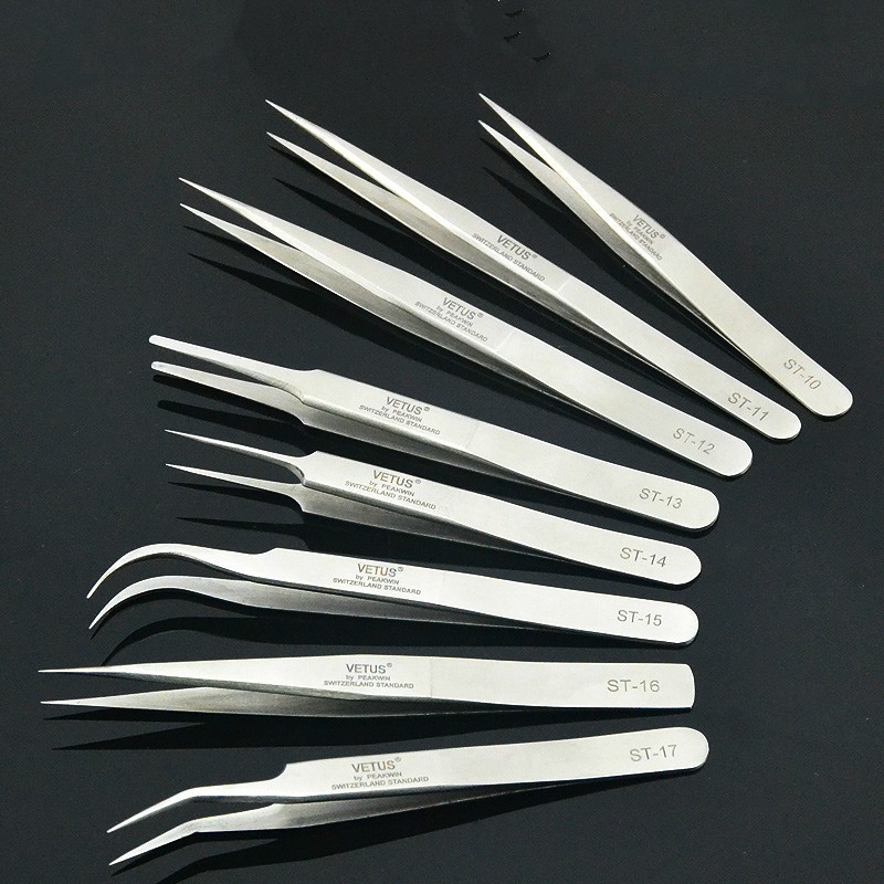 스테인레스 스틸 속눈썹 및 네일 아트 핀셋 네일 장식  - Nail Extension Form 리뷰 및 가격