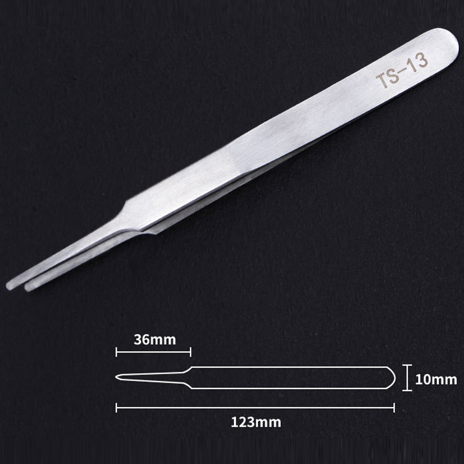 스테인레스 스틸 속눈썹 및 네일 아트 핀셋 네일 장식  - Nail Extension Form 리뷰 및 가격
