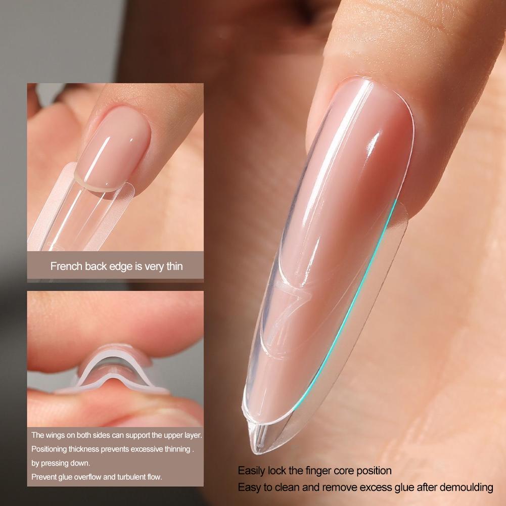 240개 샌드위치 듀얼 네일 폼 몰드 재사용 가능 풀  - Nail Extension Form 리뷰 및 가격