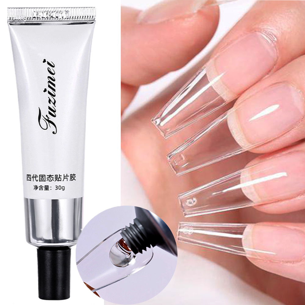 솔리드 소프트 가짜 네일 팁 젤, 초강력 접착 투명 손 - Nail Extension Form 리뷰 및 가격
