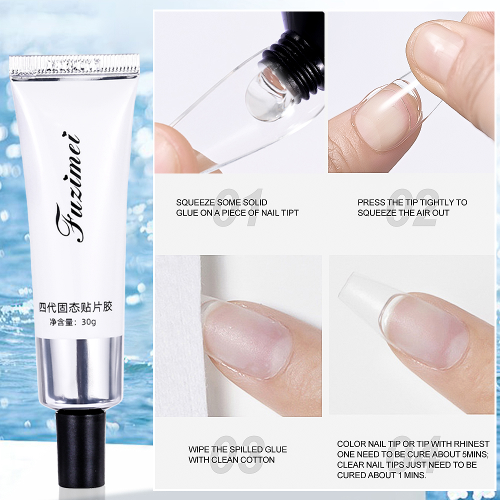 솔리드 소프트 가짜 네일 팁 젤, 초강력 접착 투명 손 - Nail Extension Form 리뷰 및 가격