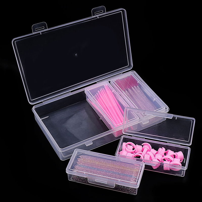 4칸 독립형 투명 네일아트 도구 보관함 방진 보관함 인 - Nail Extension Form 리뷰 및 가격