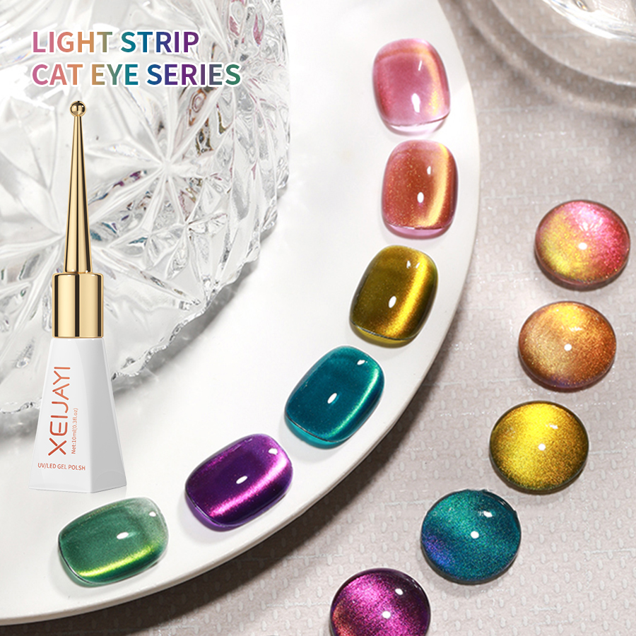 1/6개입 10ml 라이트 스트립 캣아이 젤 폴리쉬 마 - Striping Tape Nail 리뷰 및 가격