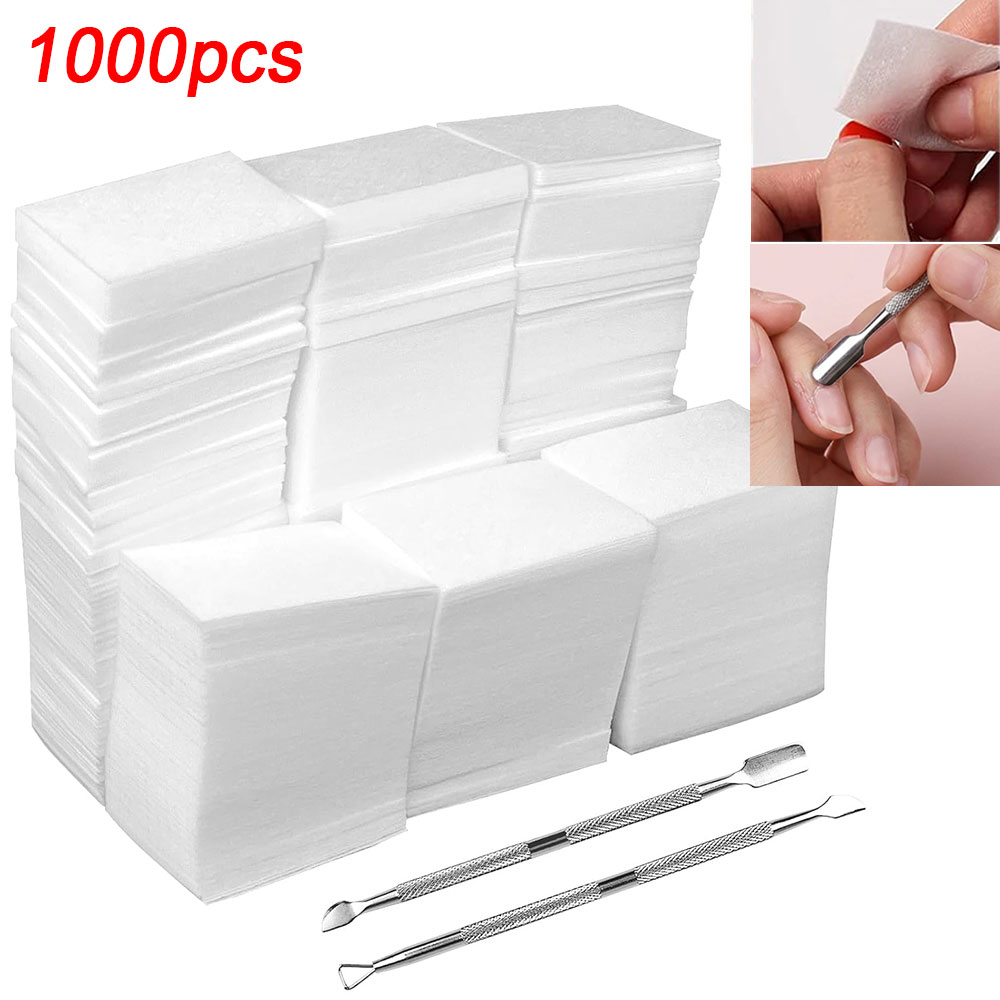 1000개 보풀 없는 네일 와이프 젤 폴리쉬 리무버 패 - Nail Art Gel 리뷰 및 가격