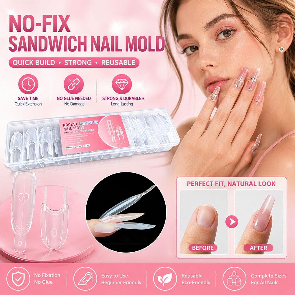 듀얼 폼 네일 익스텐션 몰드 세트 120개 샌드위치 퀵 - Nail Extension Form 리뷰 및 가격