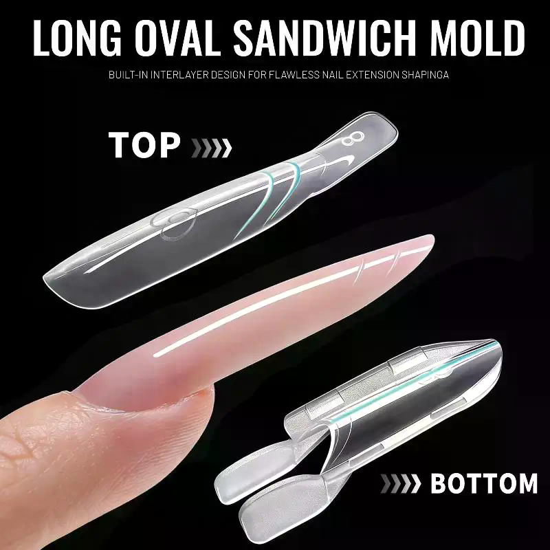 샌드위치 듀얼 네일 폼 120개 15사이즈 로켓 모양  - Nail Extension Form 리뷰 및 가격