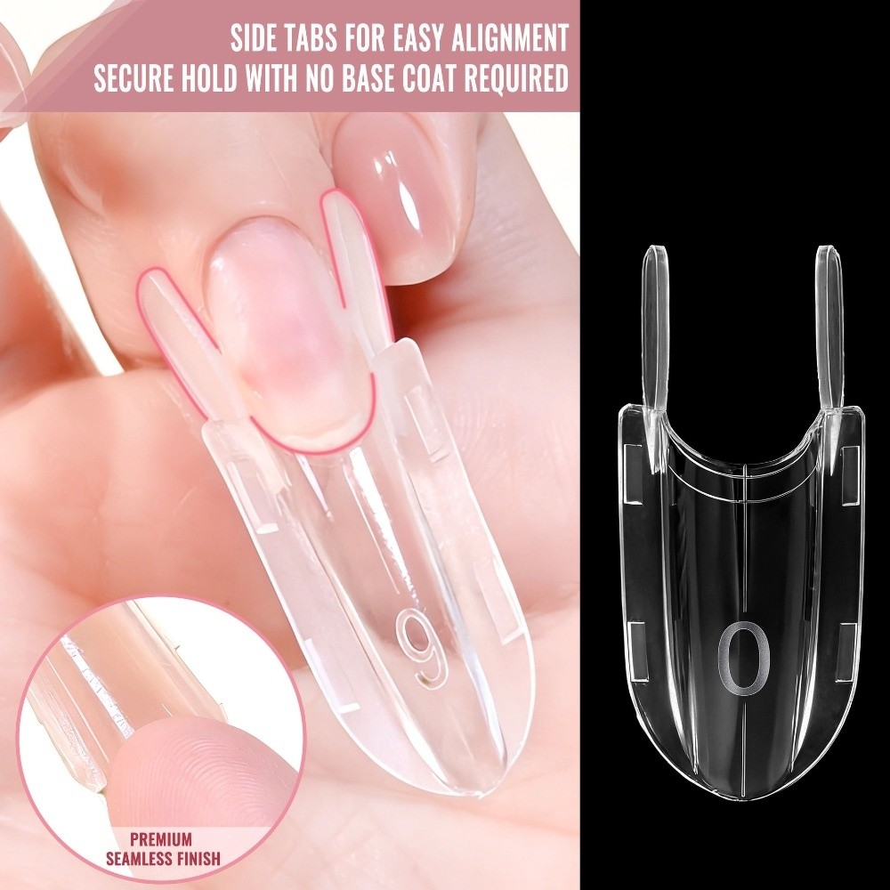 120개 로켓 모양 샌드위치 듀얼 네일 폼 투명 풀커버 - Nail Extension Form 리뷰 및 가격